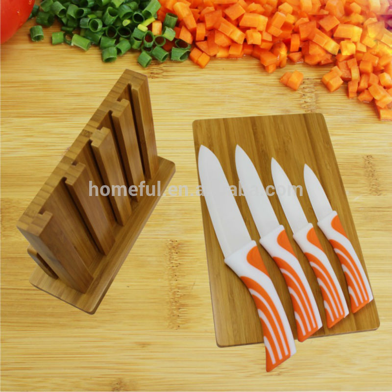 Bamboo chopping board,Bamboo cutting board with ceramic knife